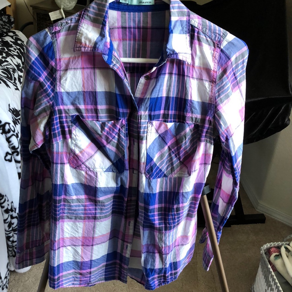 Maurice’s button down shirt